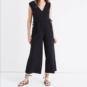 Madewell Waikiki Cover-Up Jumpsuit Black NWT